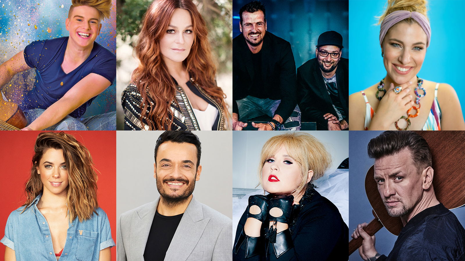 Vincent Gross, Andrea Berg, Stereoact, Laura Wilde, Vanessa Mai, Giovanni Zarrella, Maite Kelly & Ben Zucker