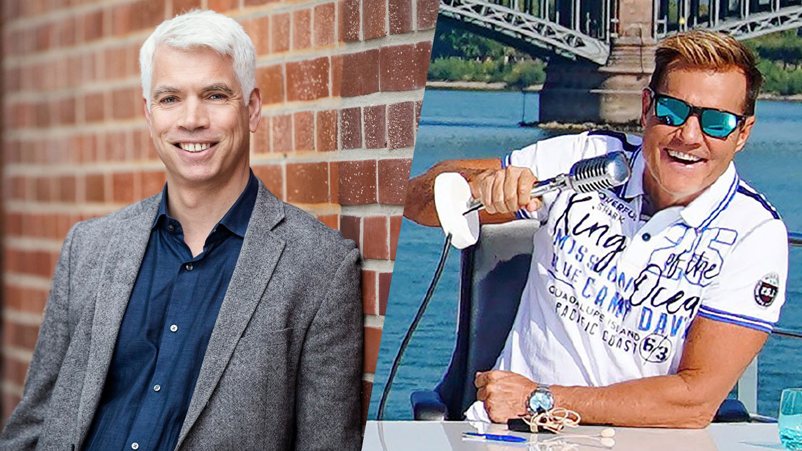 Henning Tewes (RTL Geschäftsführer); Dieter Bohlen (DSDS-Legende)
