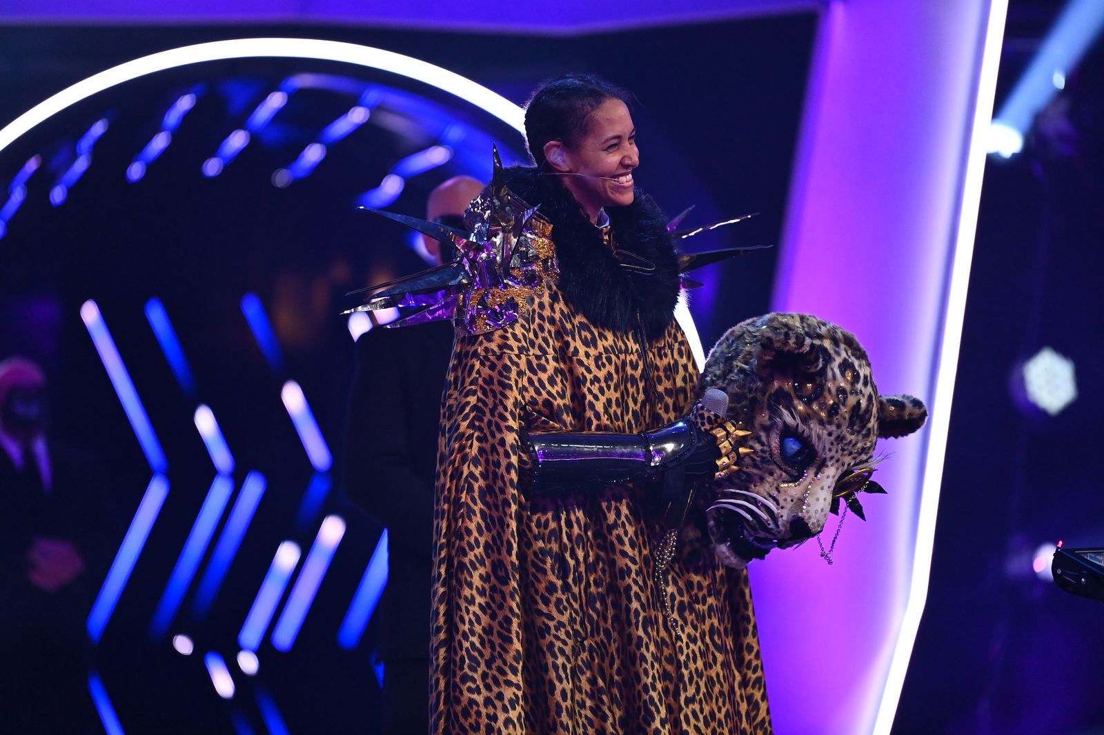 Platz zwei für den Leoparden: Darunter verbarg sich Cassandra Steen.