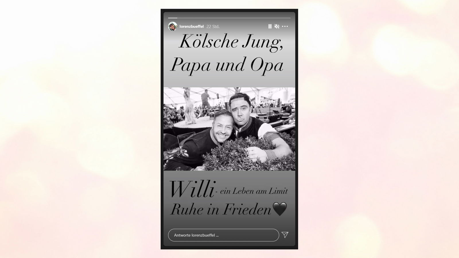 Reaktionen auf den Tod von Willi Herren