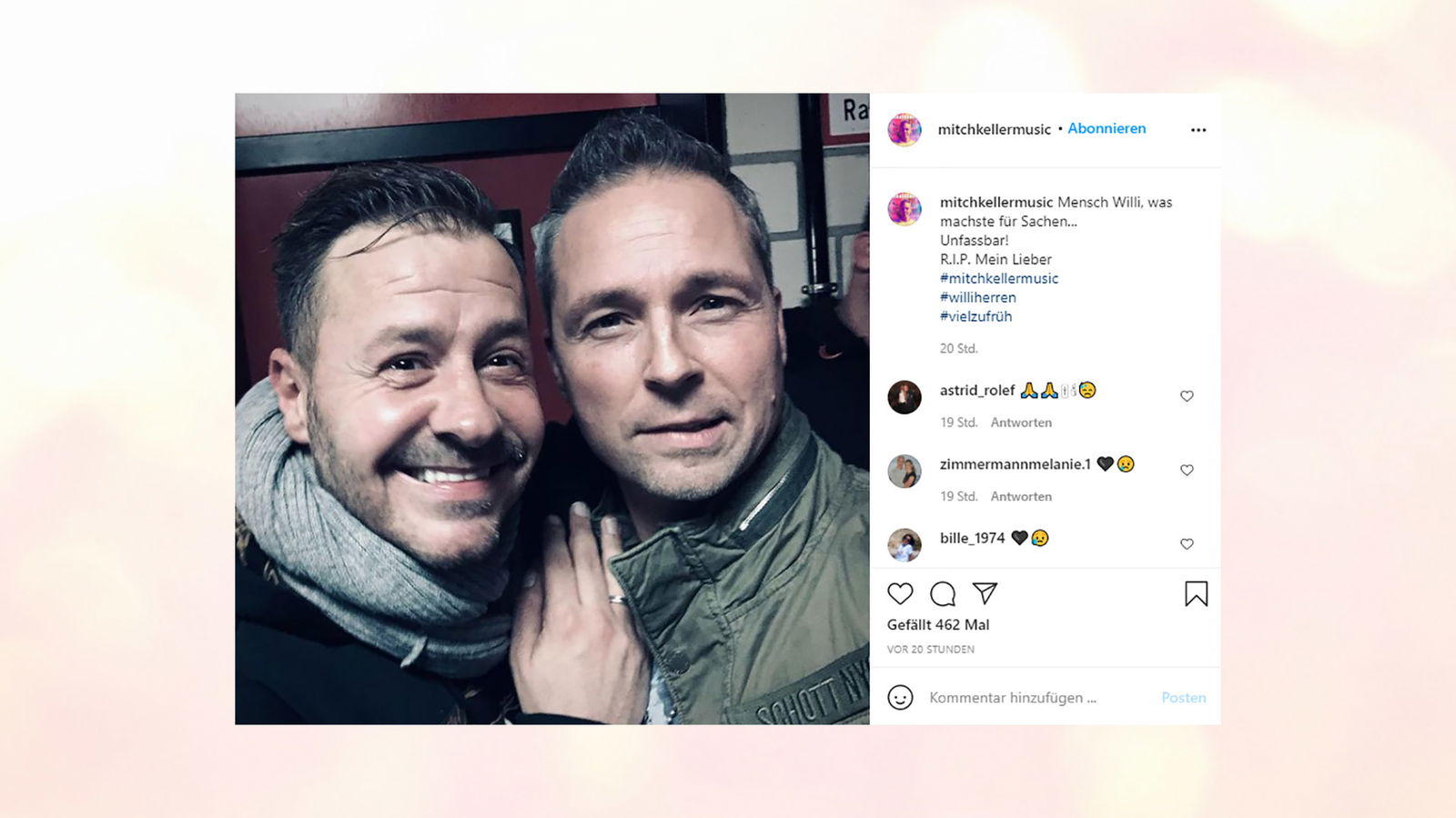 Reaktionen auf den Tod von Willi Herren