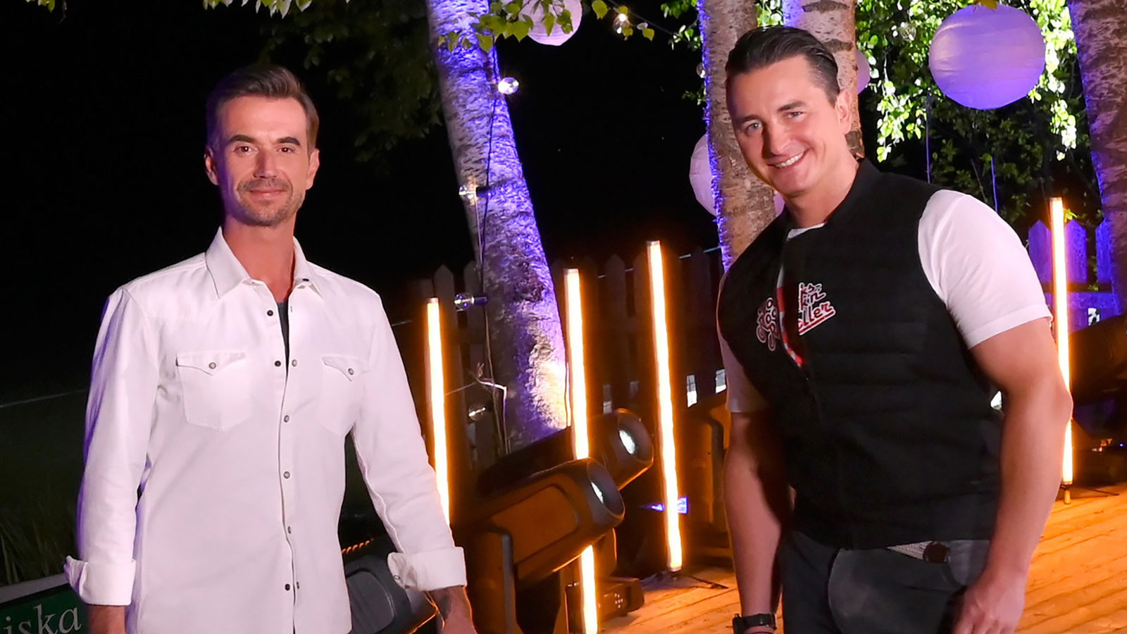 Florian Silbereisen und Andreas Gabalier am 05.06.21 beim "Schlagercountdown"