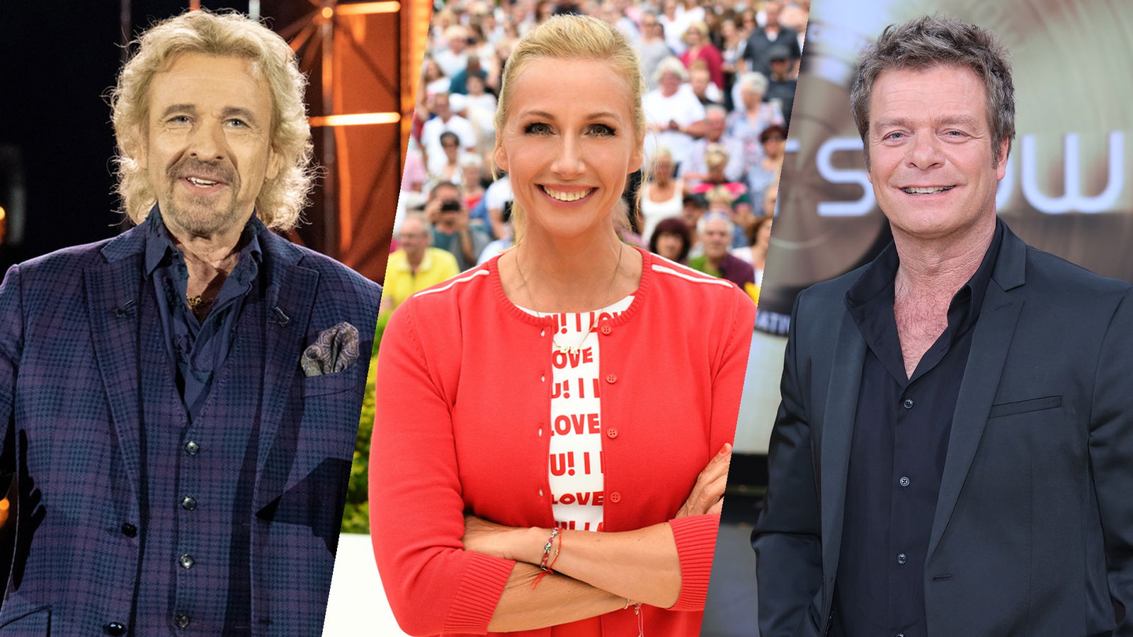 Thomas Gottschalk, Andrea Kiewel & Oliver Geißen