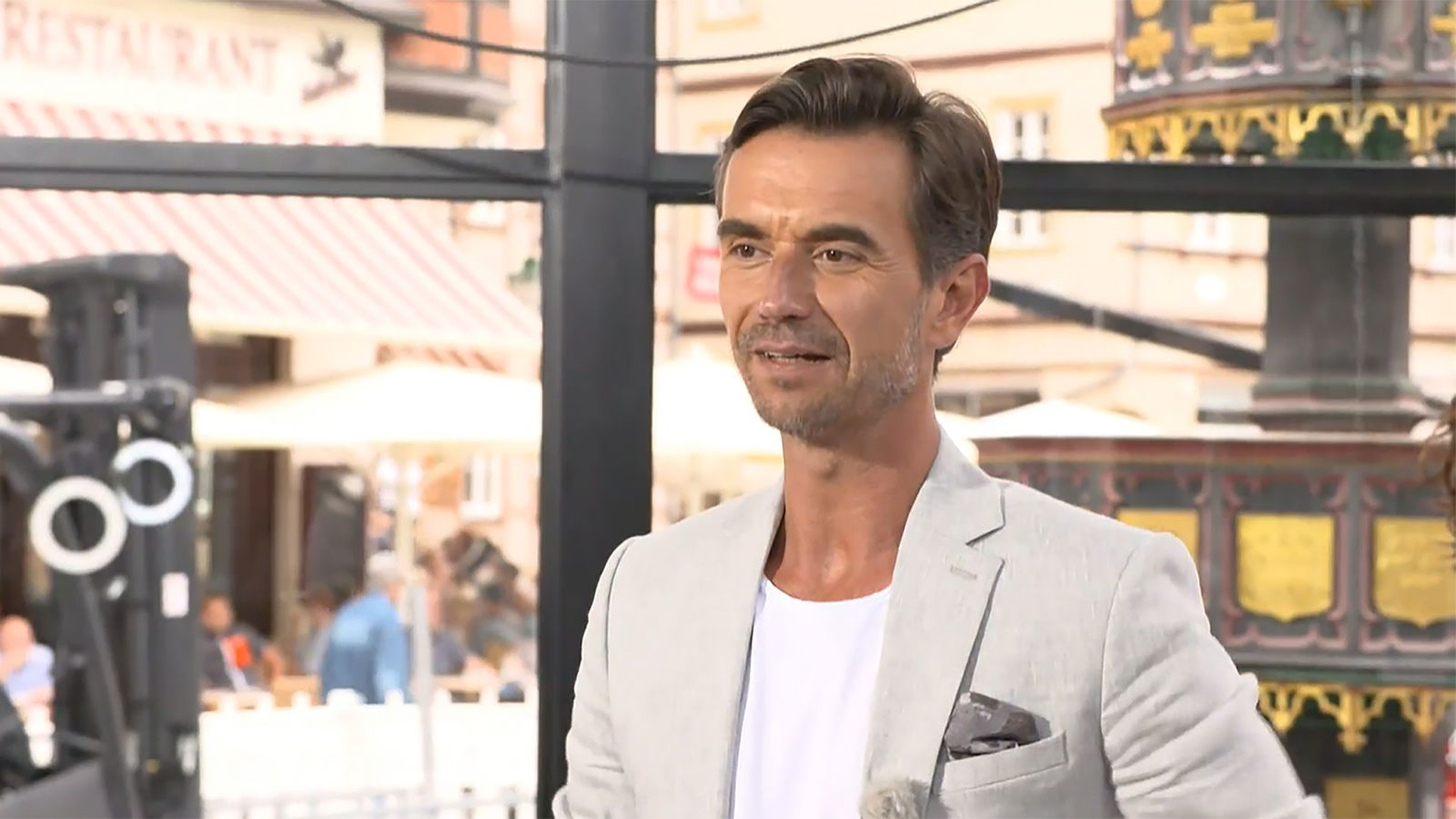 Florian Silbereisen am ersten Drehtag der neuen DSDS-Staffel