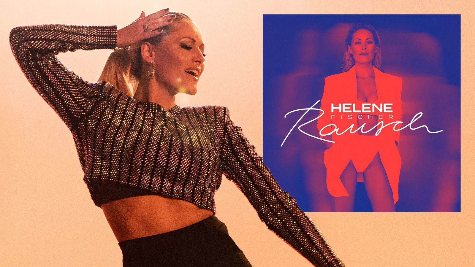 Helene Fischer und das Cover ihres kommenden Albums "Rausch"