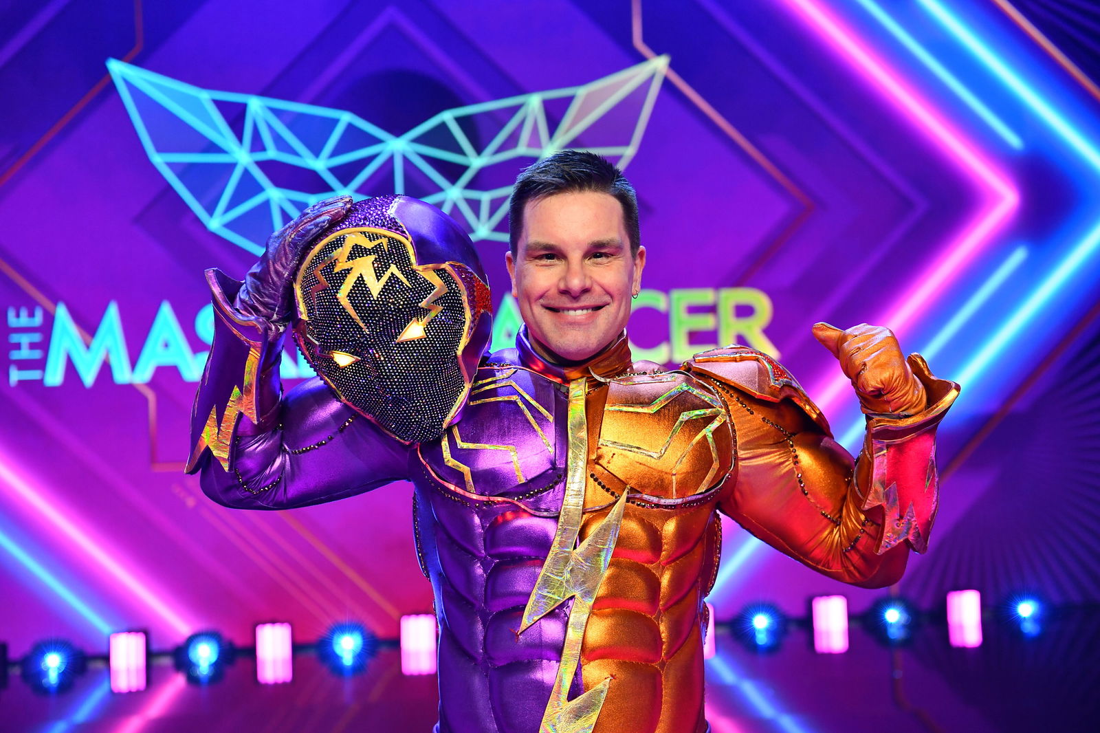 Eloy de Jong als Maximum Power bei The Masked Dancer