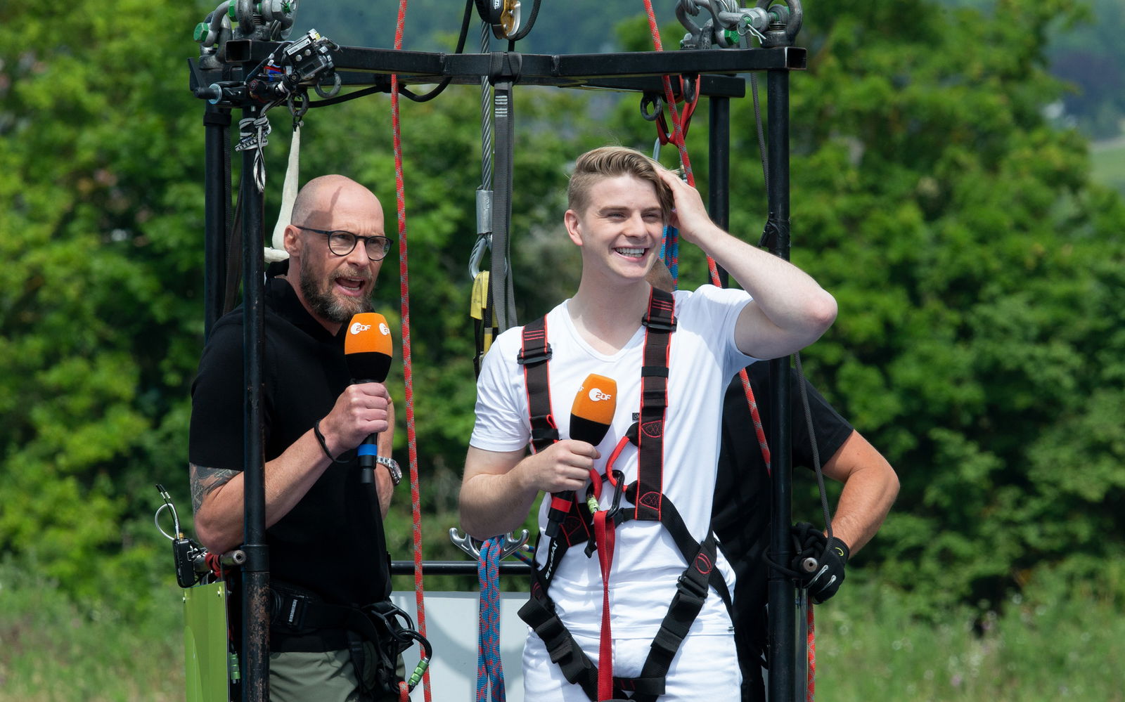 Vincent Gross am 05.06.22 im ZDF Fernsehgarten