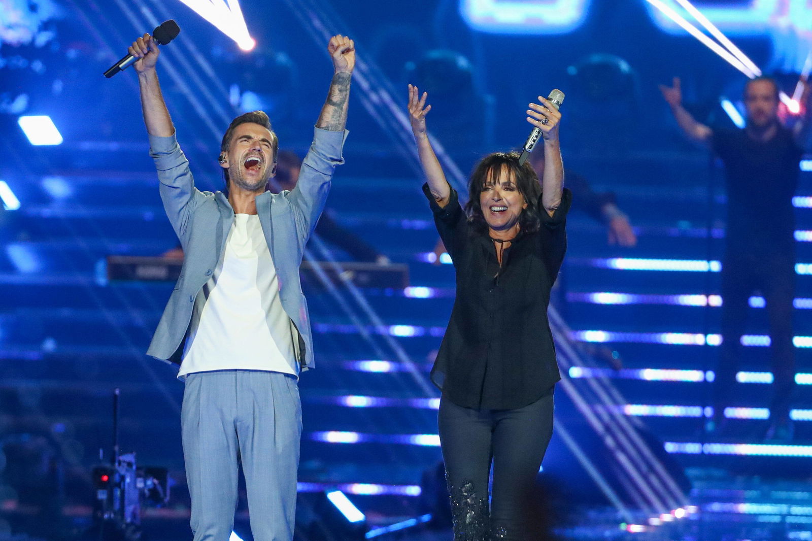 DAS GROSSE SCHLAGERCOMEBACK 2022: Florian Silbereisen und Nena jubeln