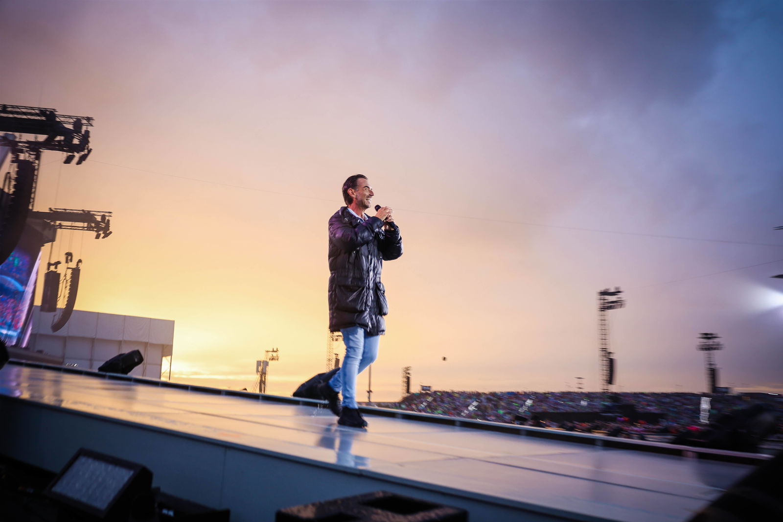 Florian Silbereisen moderiert Helene Fischer am 20. August 2022 in München an