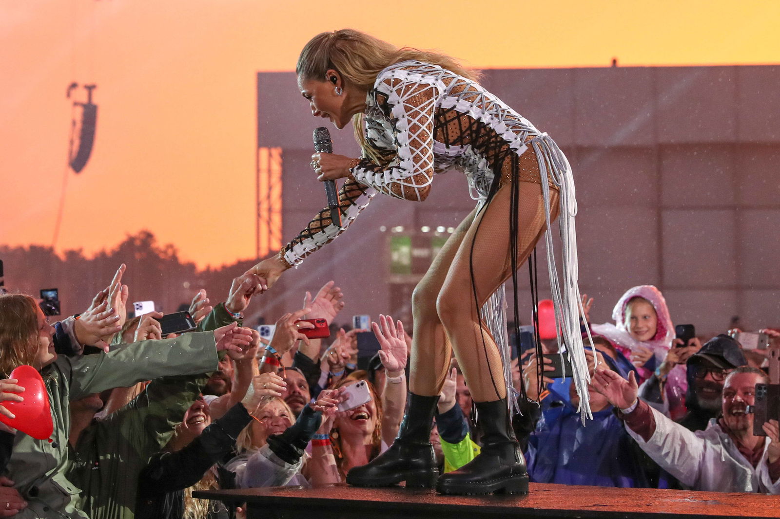 Helene Fischer am 20.08.2022 auf dem Messegelände in München