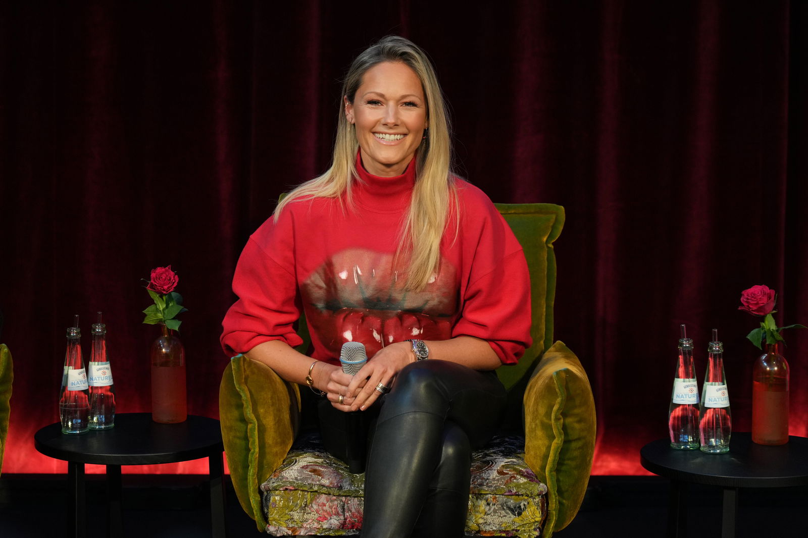 Helene Fischer am 21. September 2022 bei ihrer Pressekonferenz in Köln