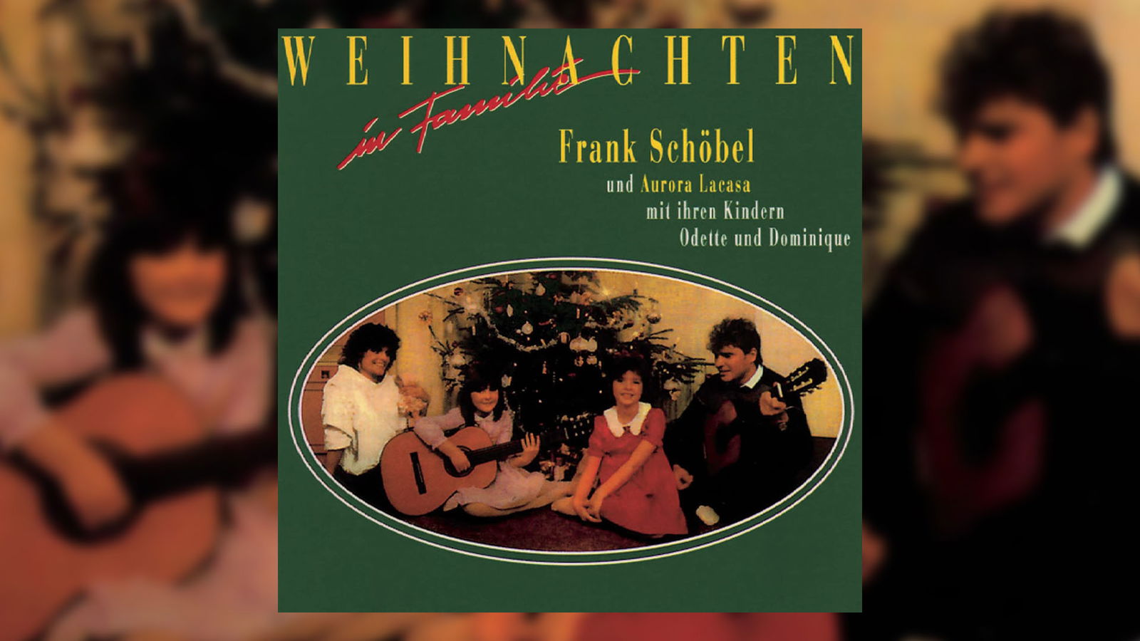 Weihnachten in Familie - Frank Schöbel und Aurora Lacasa mit Odette und Dominique
