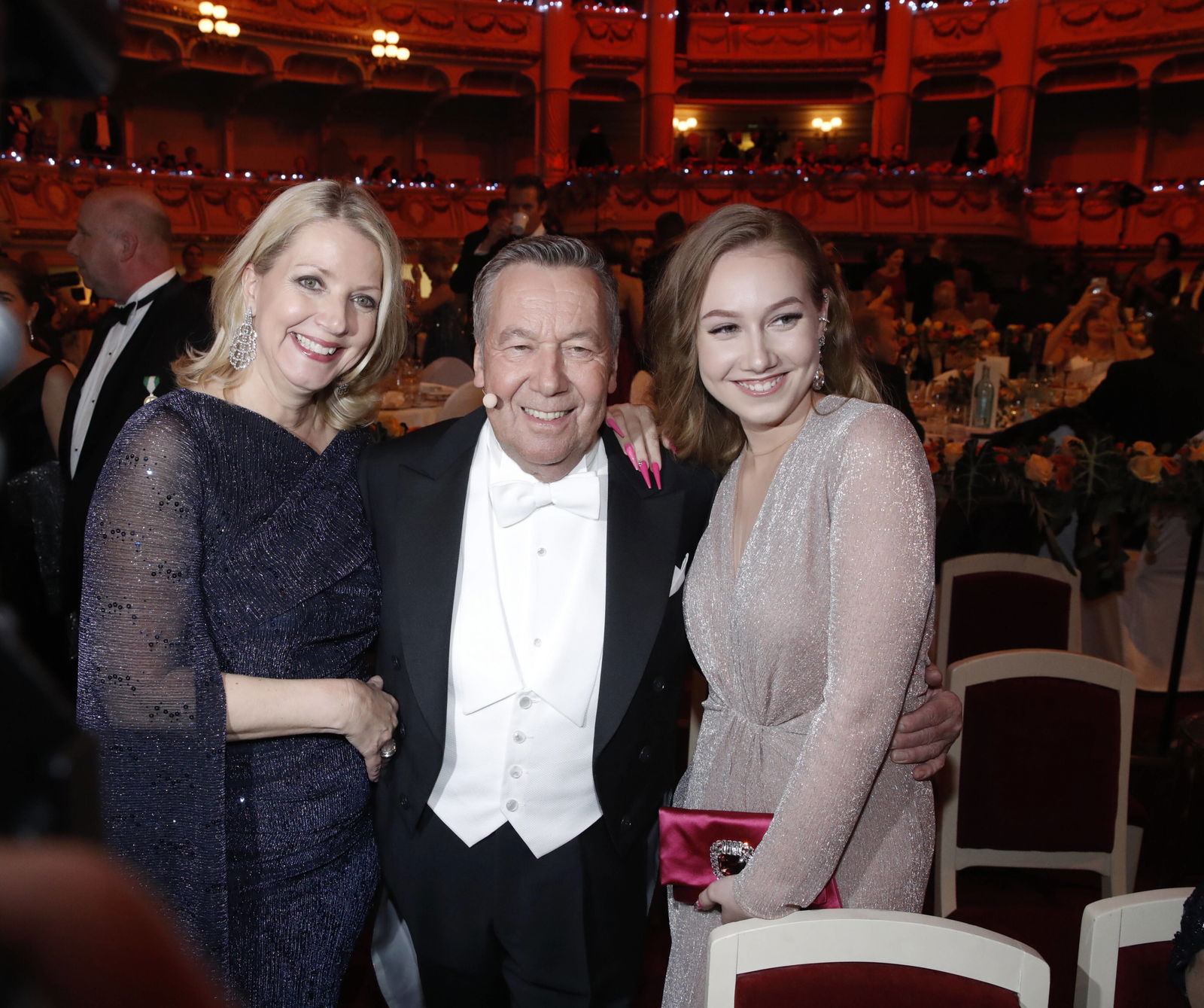 Roland Kaiser mit Frau Silvia und Tochter Annalena (2020)