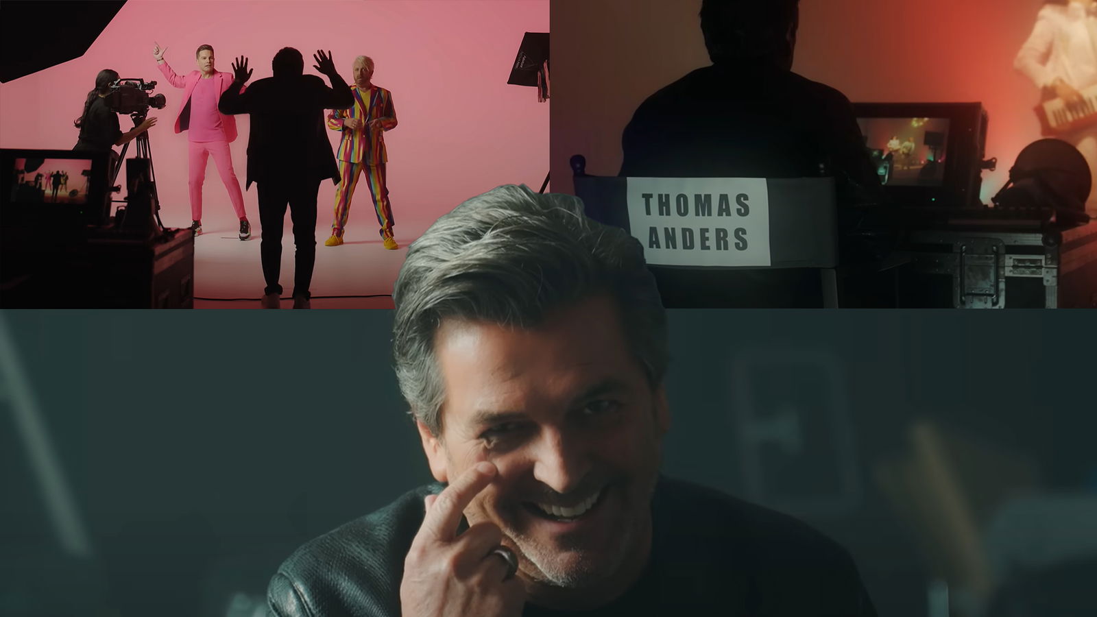 Eloy de Jong, Ross Antony & Thomas Anders im Musikvideo zu "Viel mehr als das Beste" (2023)