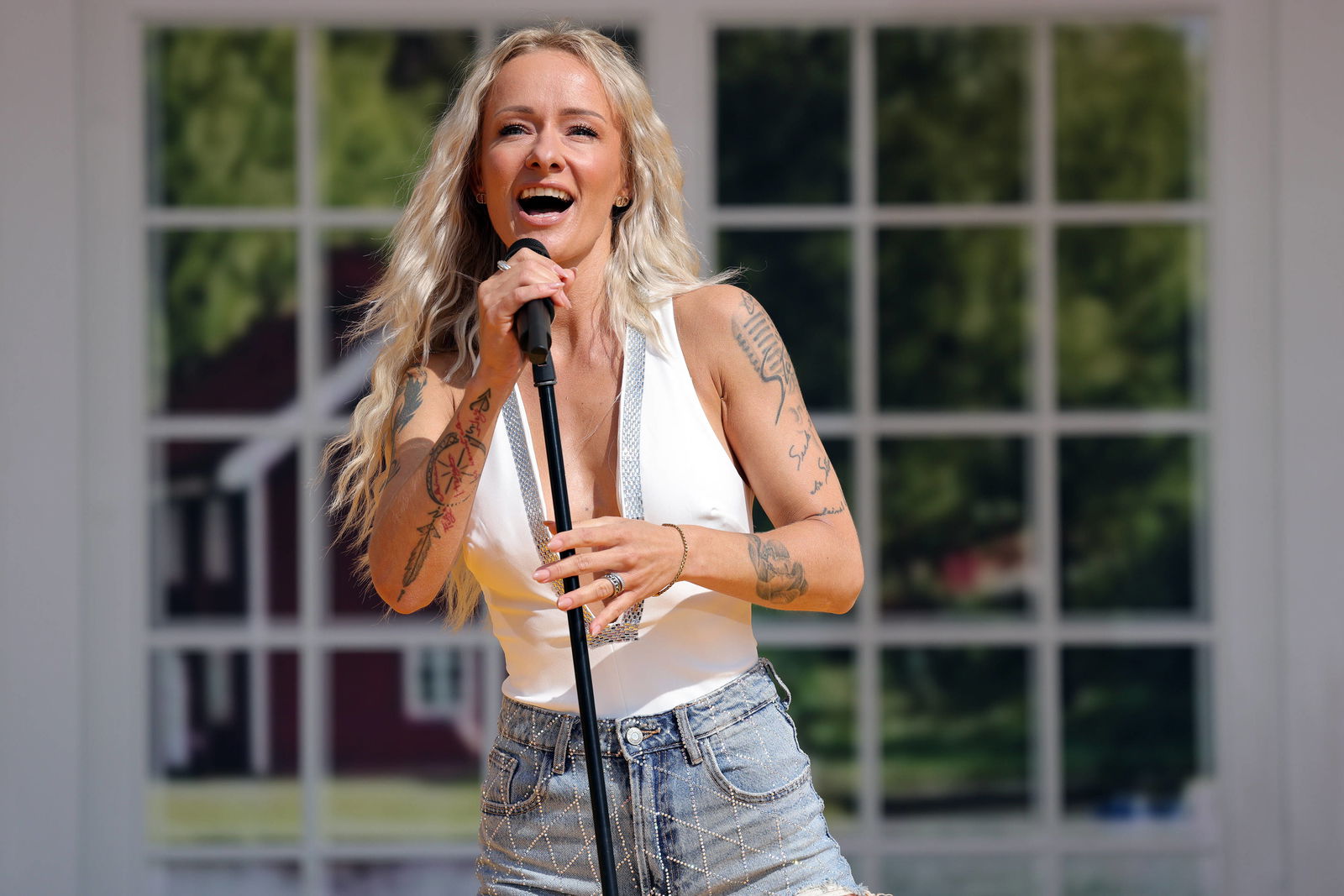 Christin Stark im Juli 2024 bei "Immer wieder sonntags"