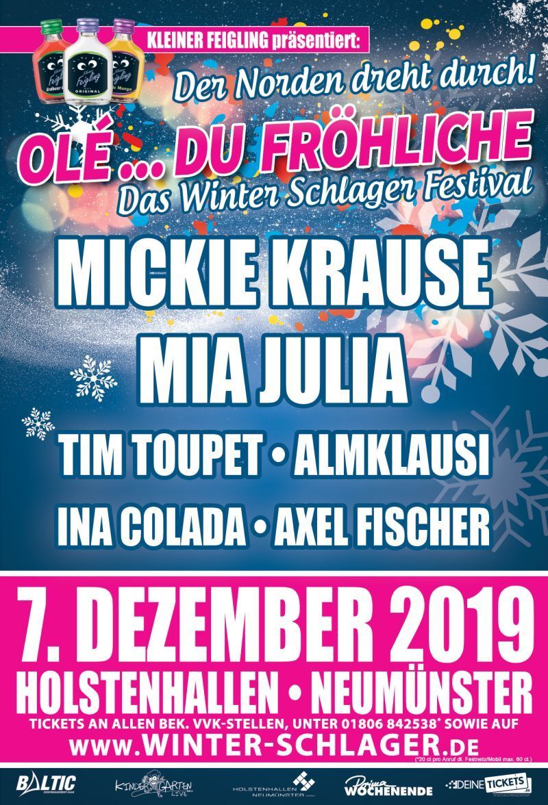 Winter Schlager Festival Poster