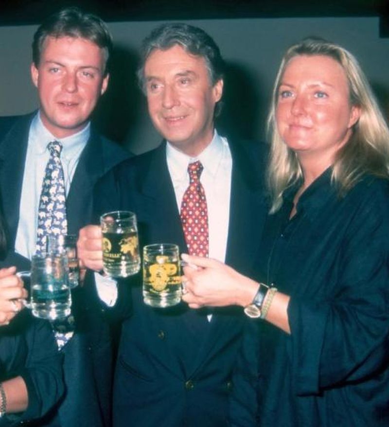 Peter Alexander mit seinen Kindern