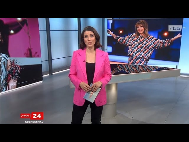 Ireen Sheer in Abschiedskonzert im rbb24 Abendschau u.a. Roland Kaiser, Mary Roos 12.1.2023