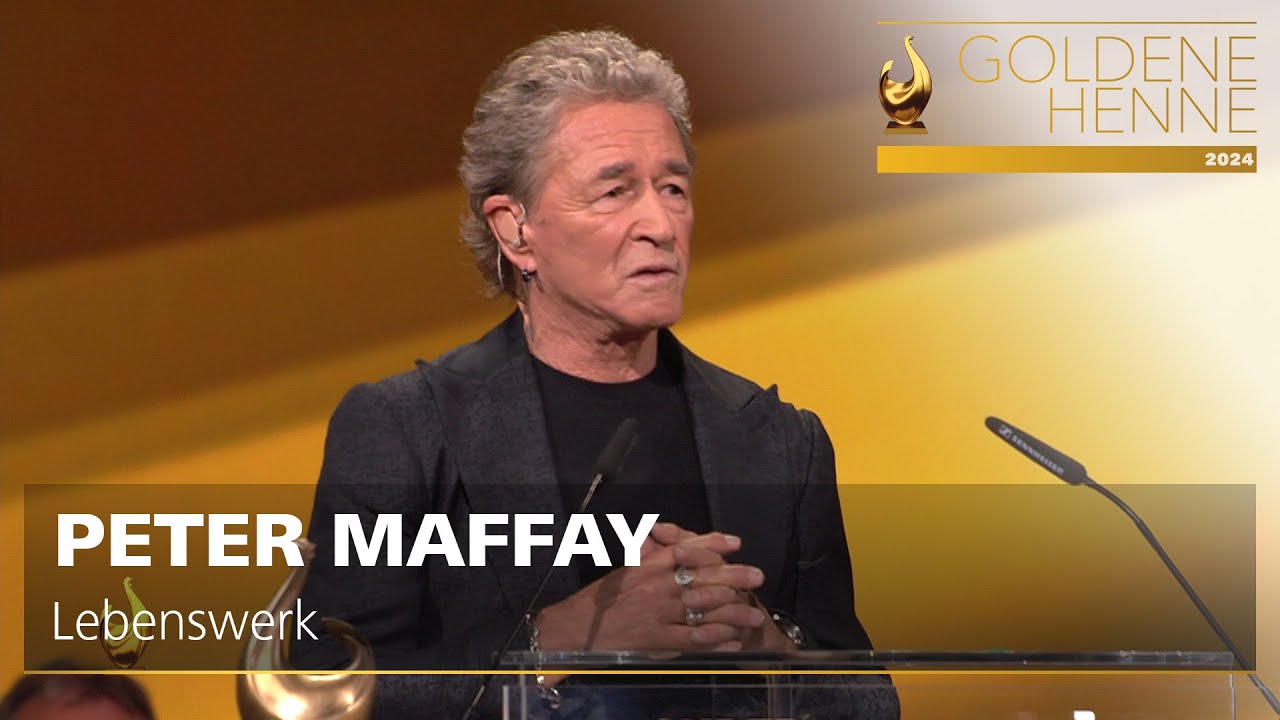PETER MAFFAY mit der Goldenen Henne für sein Lebenswerk geehrt | Goldene Henne 2024 | MDR