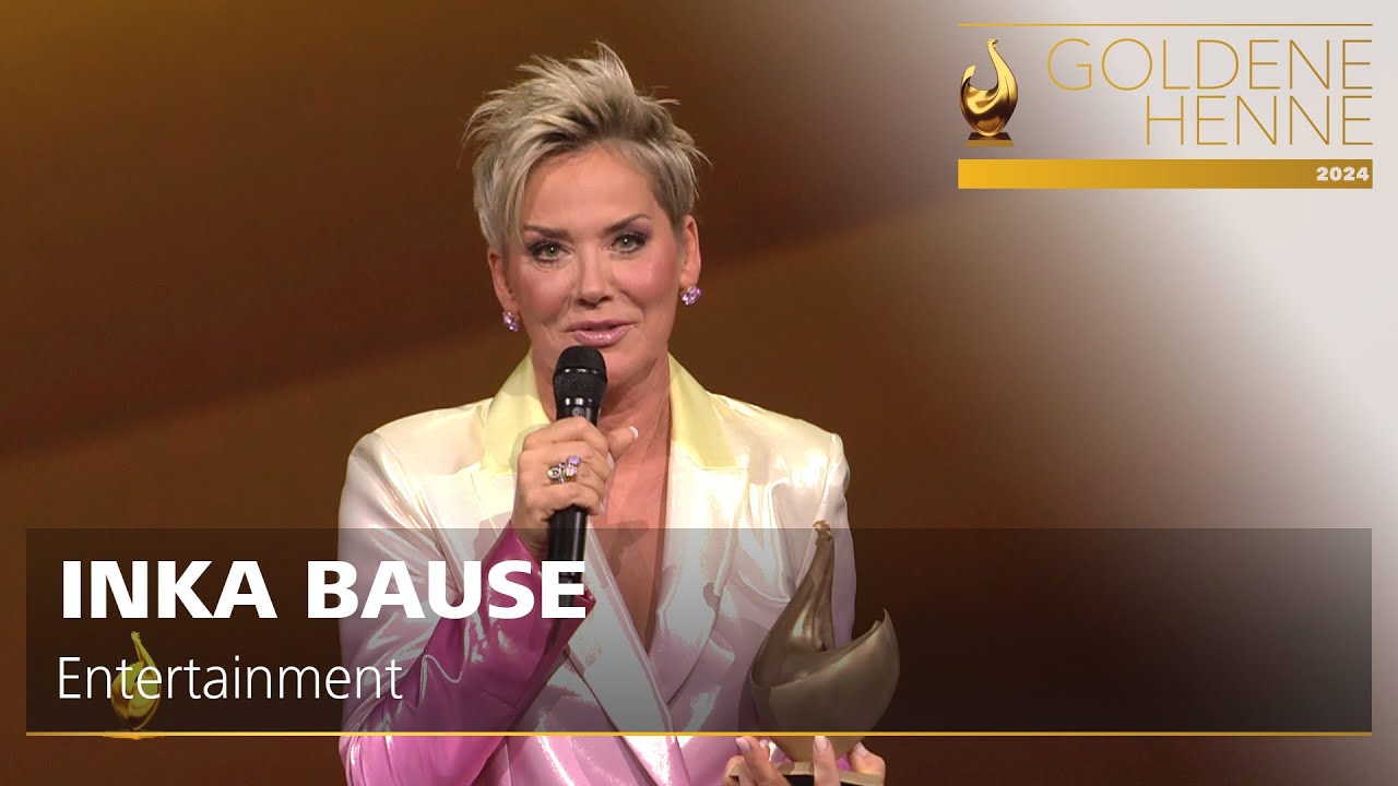 INKA BAUSE gewinnt Entertainment | Goldene Henne 2024 | MDR